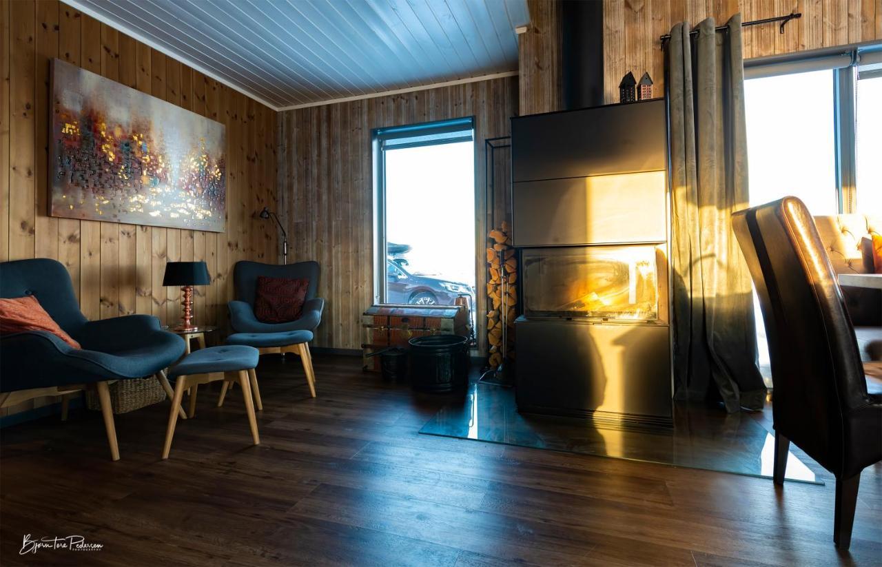 Luksushytte I Kokelv Exteriér fotografie